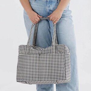 Baggu Cloud Carry-On - Black & White Gingham